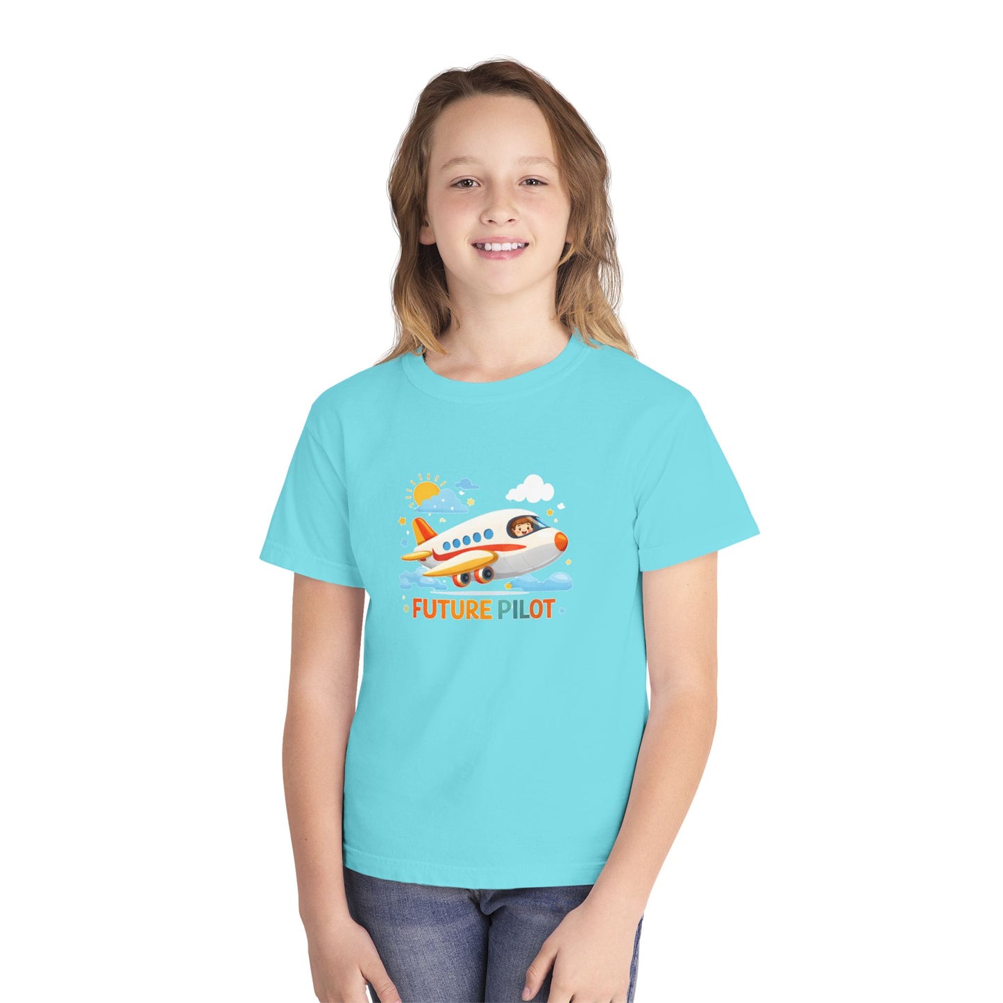 Future Pilot Kids Airplane Tee