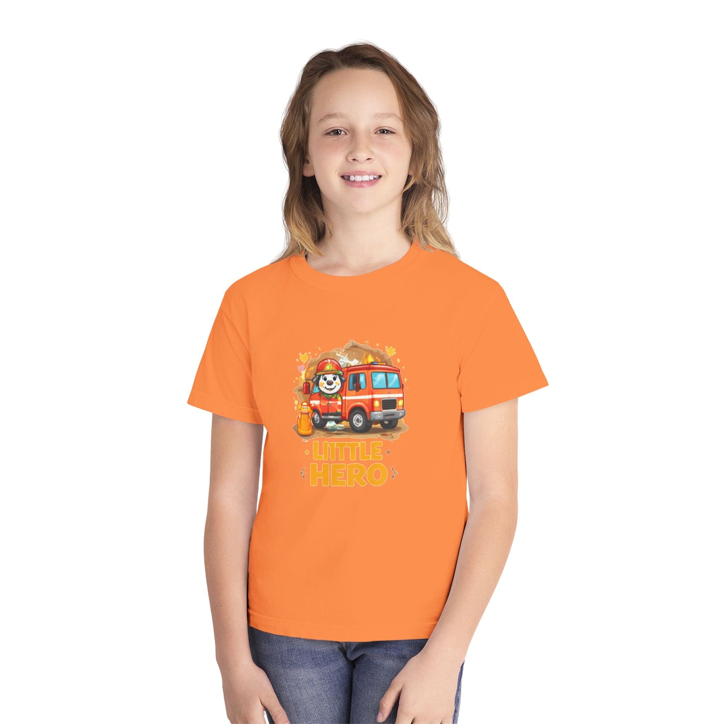 Little Hero Firefighter Kids Tee