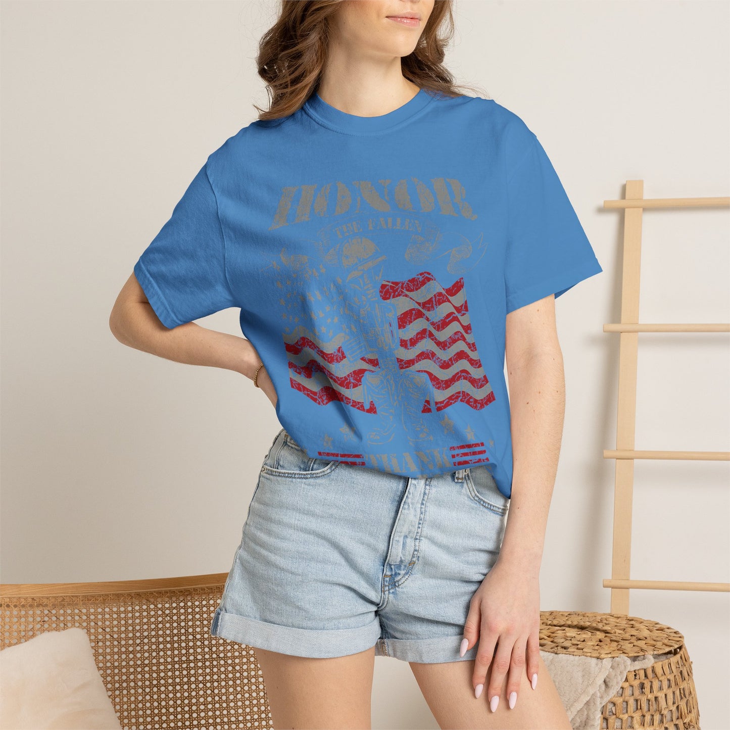 Honor the Fallen Soldier Boots Memorial Day T-Shirt