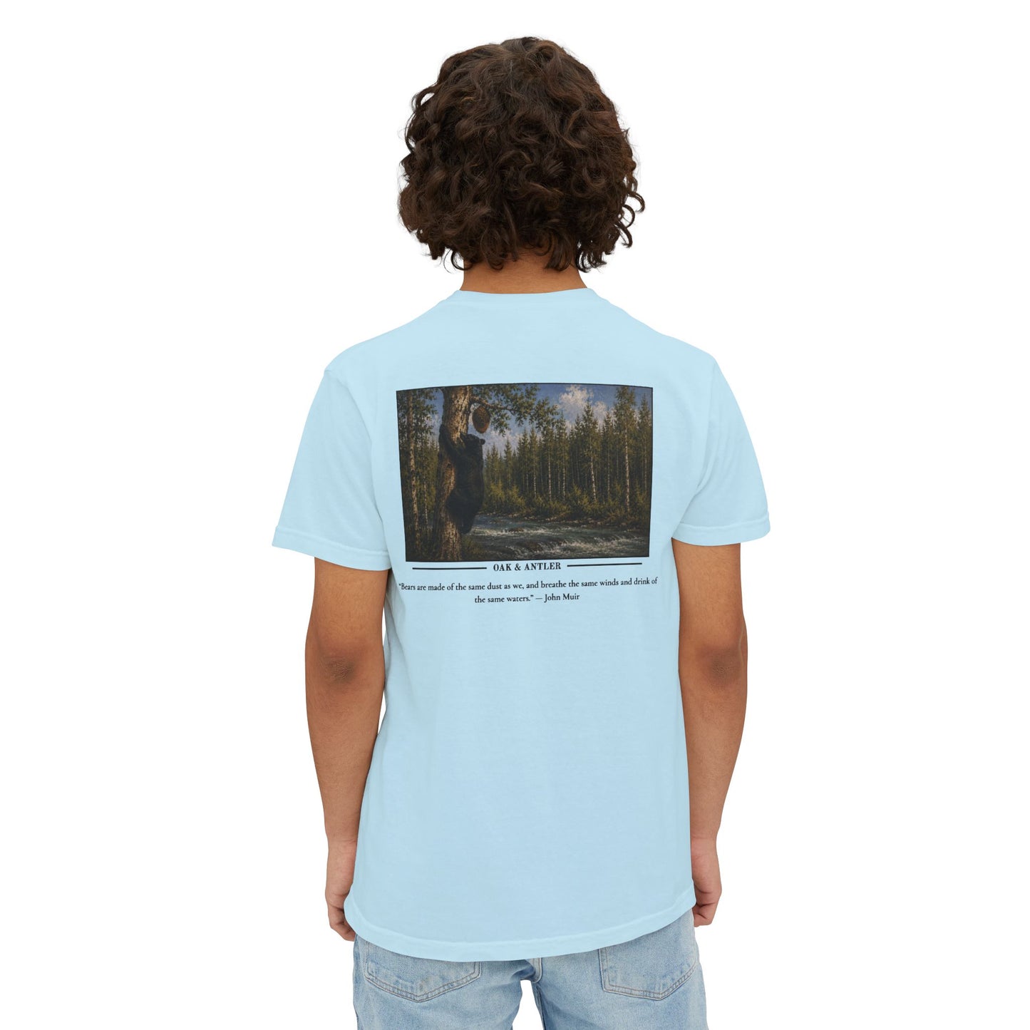 Honey Climb Black Bear Pocket Tee – Wildlife Collection