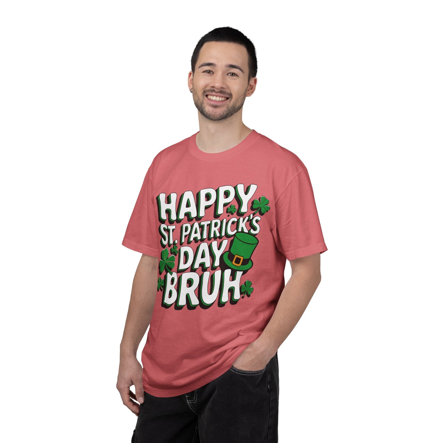 Bruh St Patrick’s Day Shirt – Funny Teen Shamrock Tee