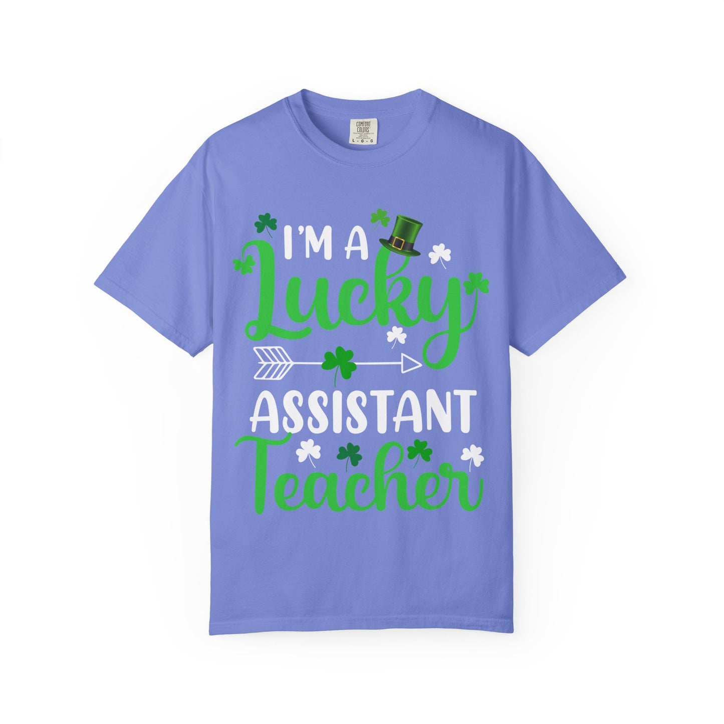 I’m Lucky Assistant Teacher Shirt – St Patrick’s Day Shamrock Tee