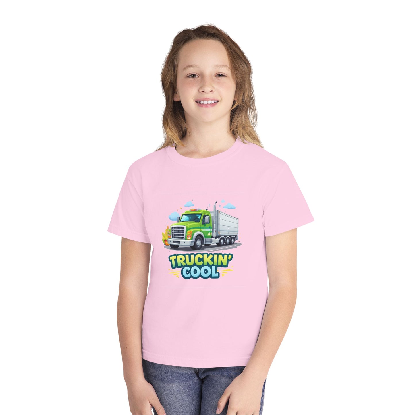Truckin’ Cool Kids Semi Truck Tee