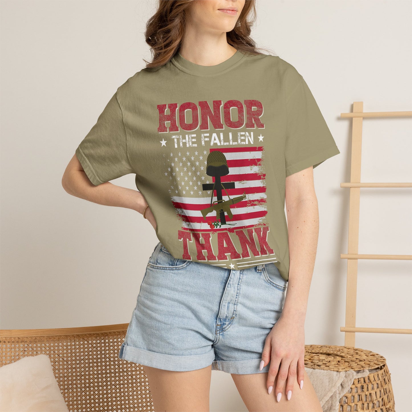 Honor the Fallen Battlefield Cross T-Shirt