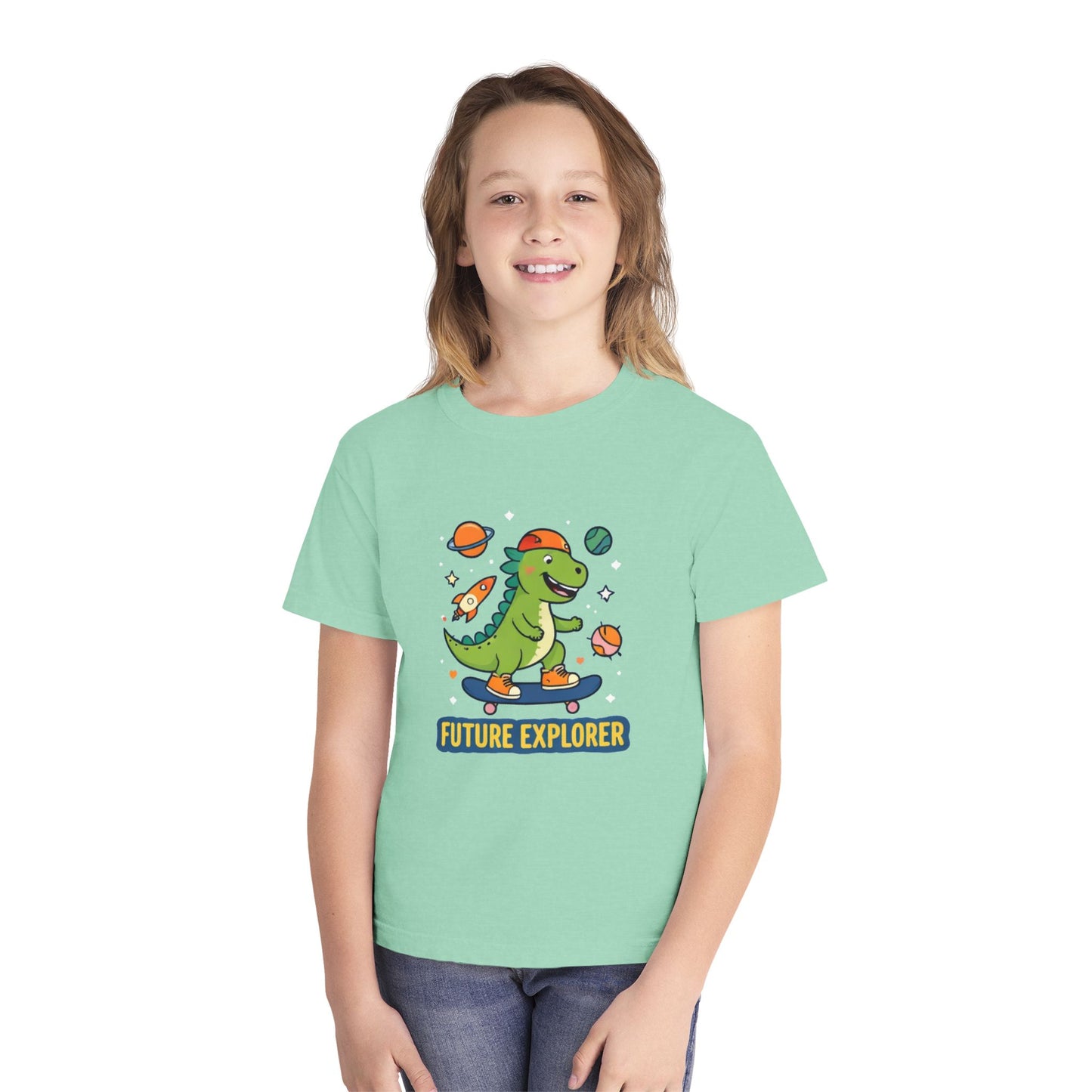 Future Explorer Dinosaur Kids Tee