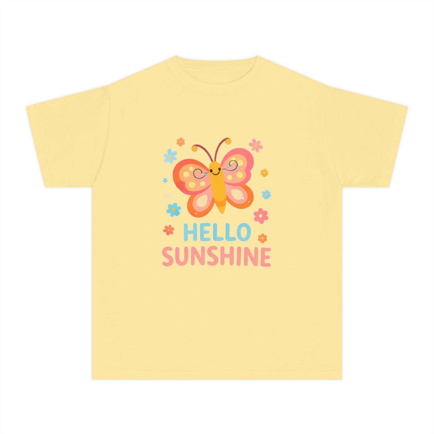 Hello Sunshine Butterfly Kids Tee