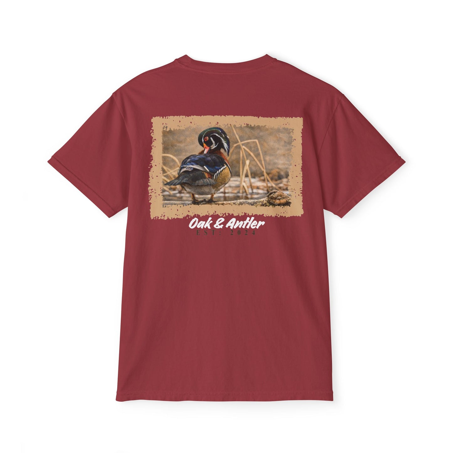 Frozen Reedline Wood Duck Pocket Tee – Wild Birds Collection