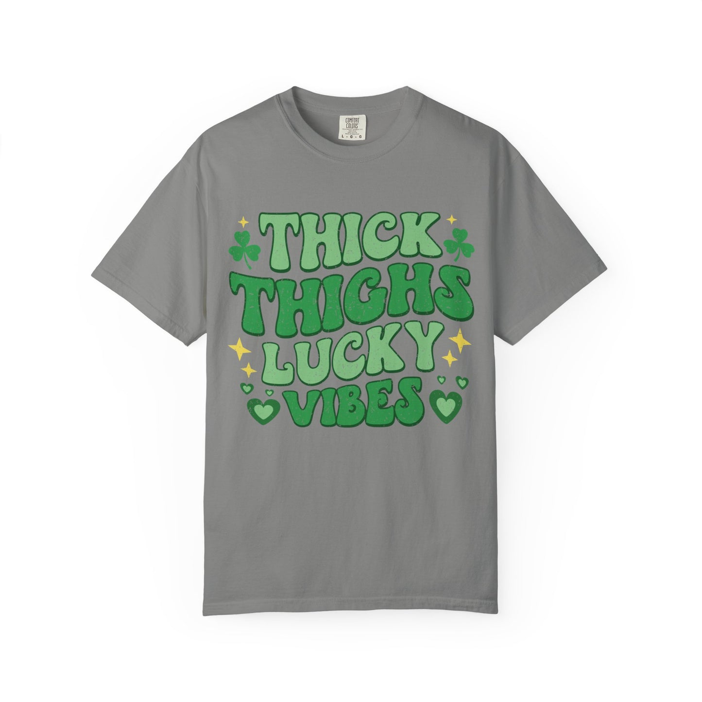 Thick Thighs Lucky Vibes Tee