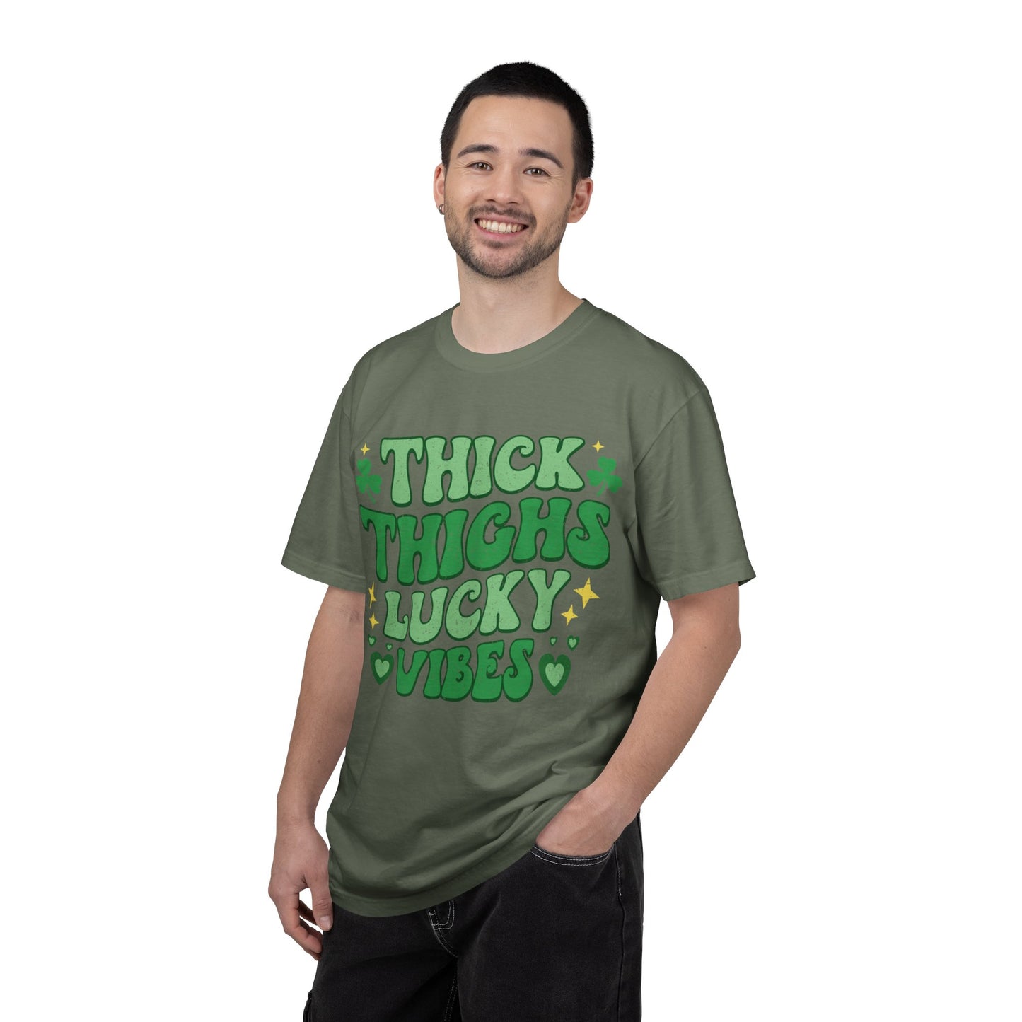 Thick Thighs Lucky Vibes Tee