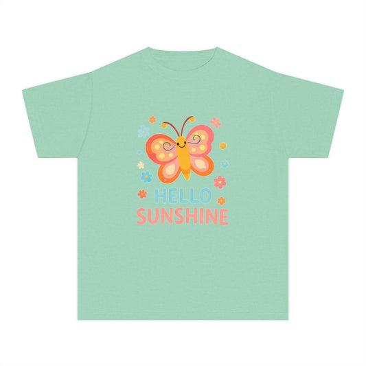 Hello Sunshine Butterfly Kids Tee