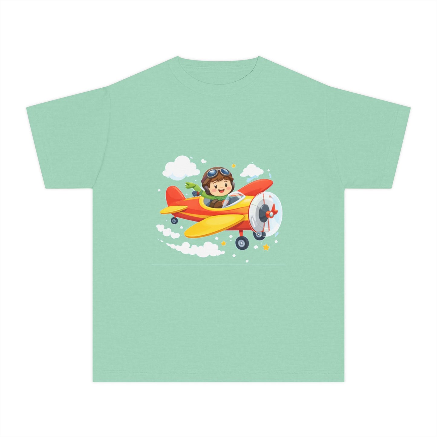 Little Pilot Kids Airplane Tee