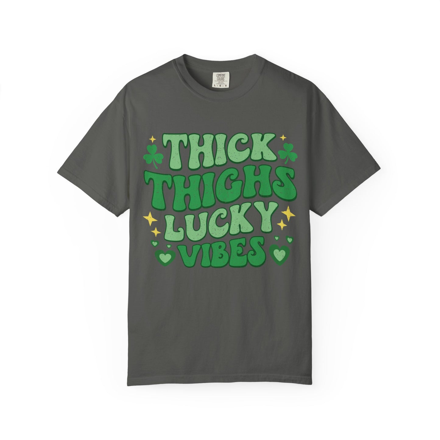 Thick Thighs Lucky Vibes Tee