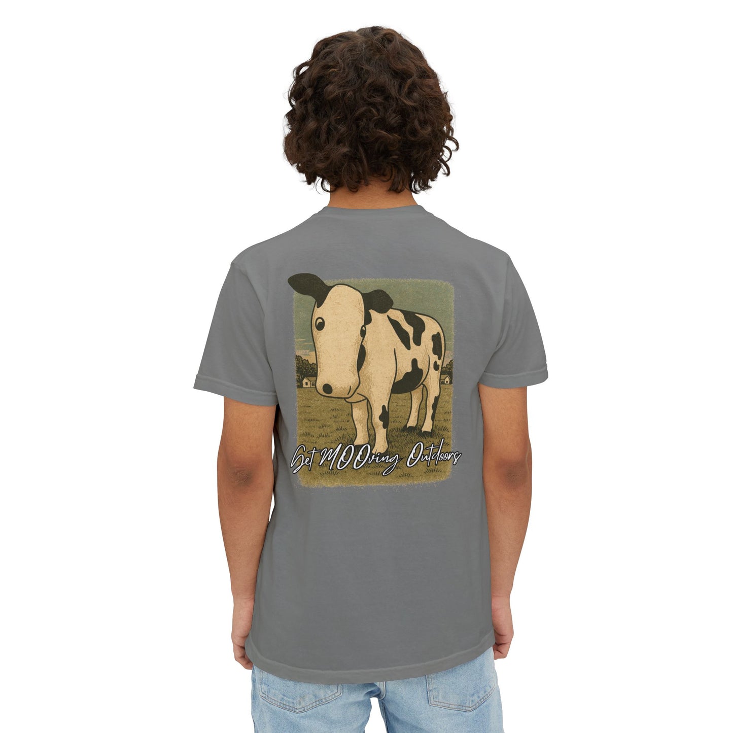 Get MOOving Outdoors Pocket Tee