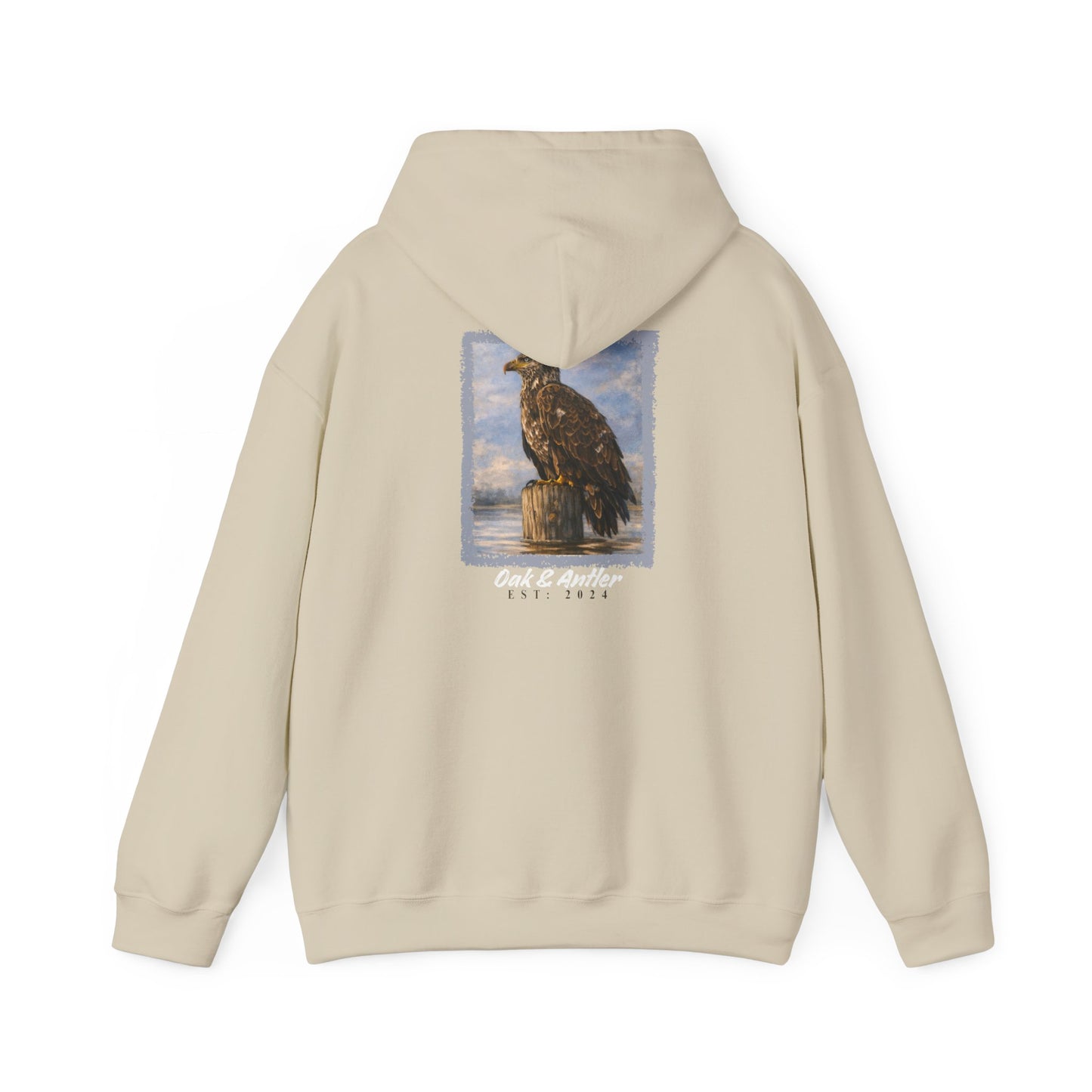 River Perch Bald Eagle Hoodie | Oak & Antler Midweight Pullover