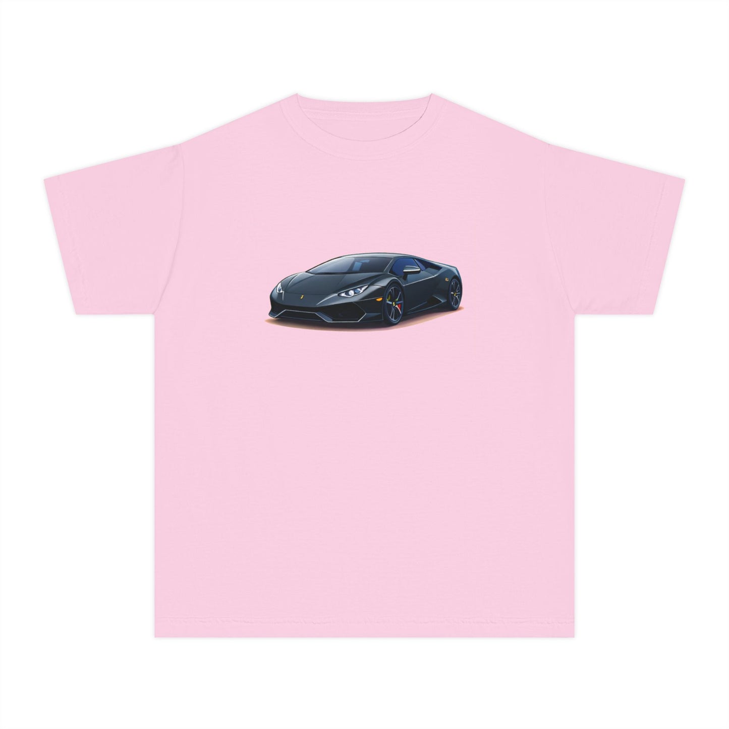 Black Supercar Kids Tee