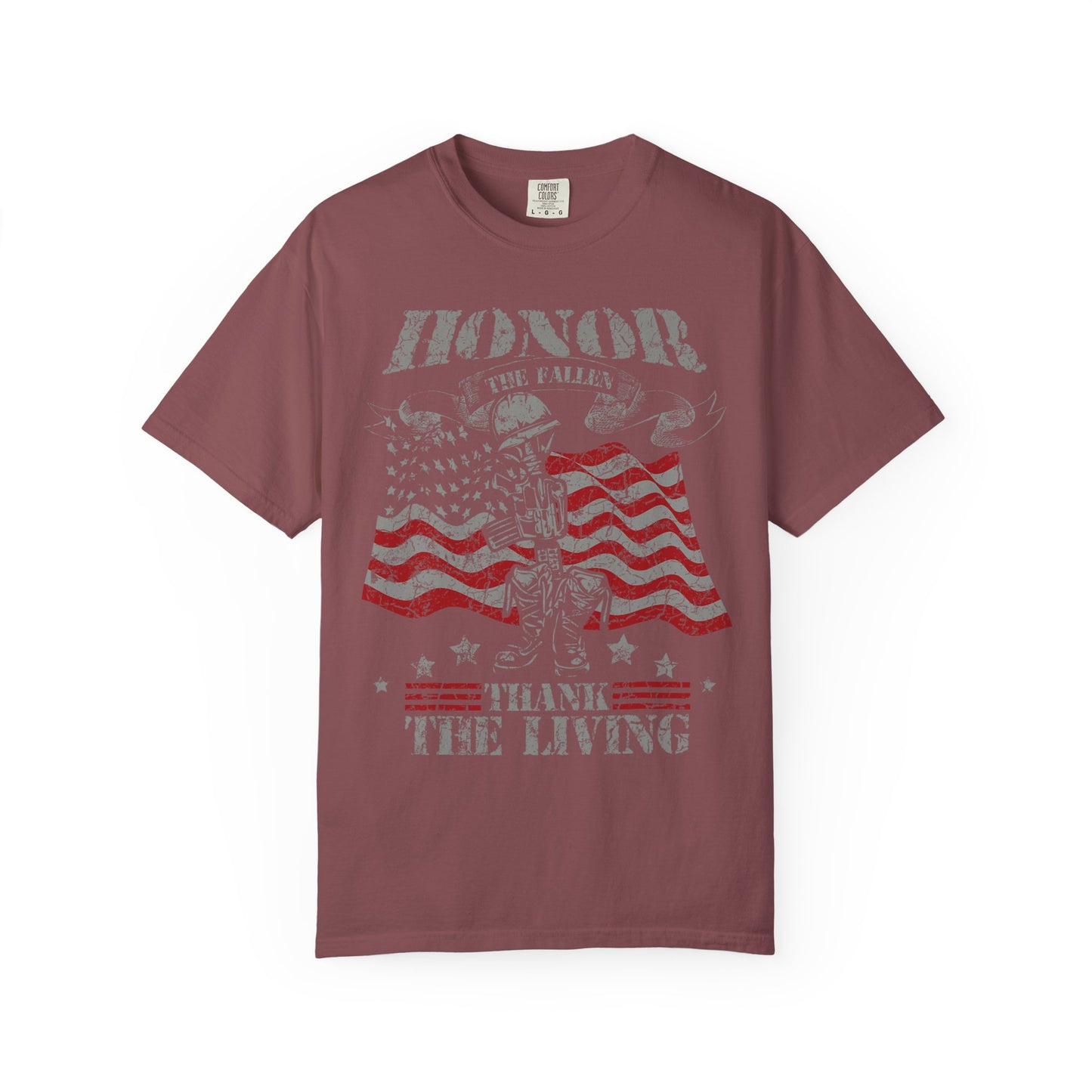Honor the Fallen Soldier Boots Memorial Day T-Shirt