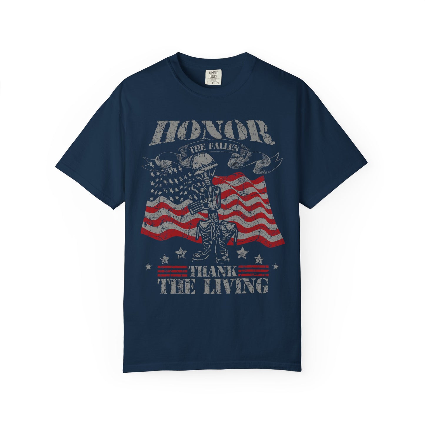 Honor the Fallen Soldier Boots Memorial Day T-Shirt
