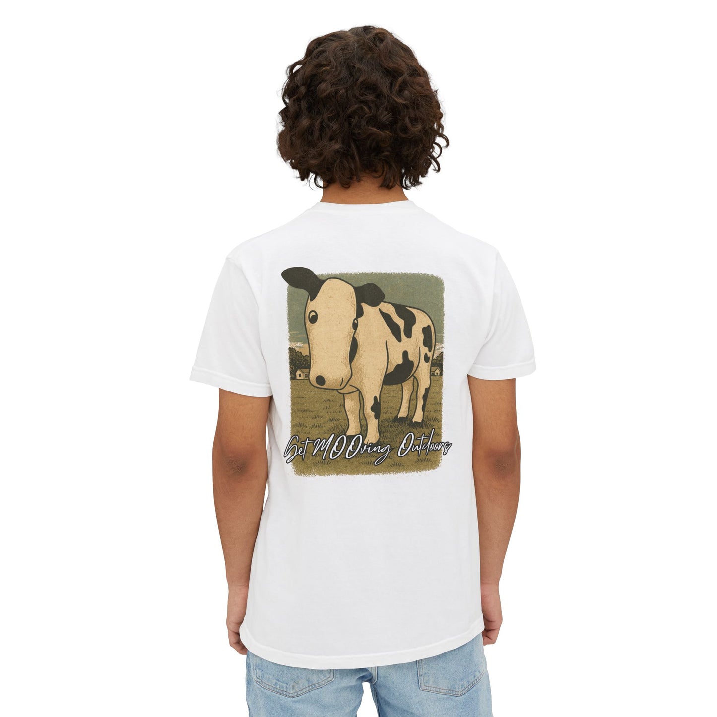 Get MOOving Outdoors Pocket Tee