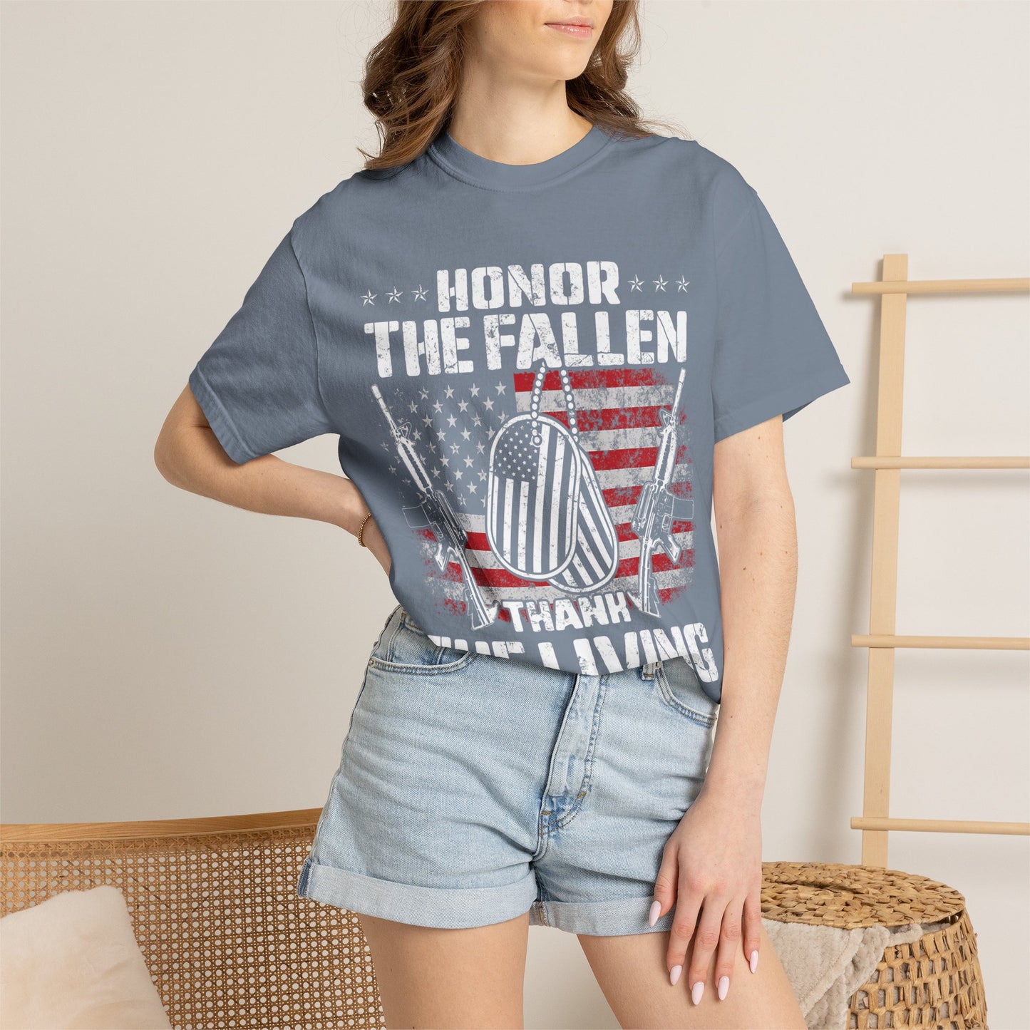 Dog Tag Tribute Memorial Day T-Shirt