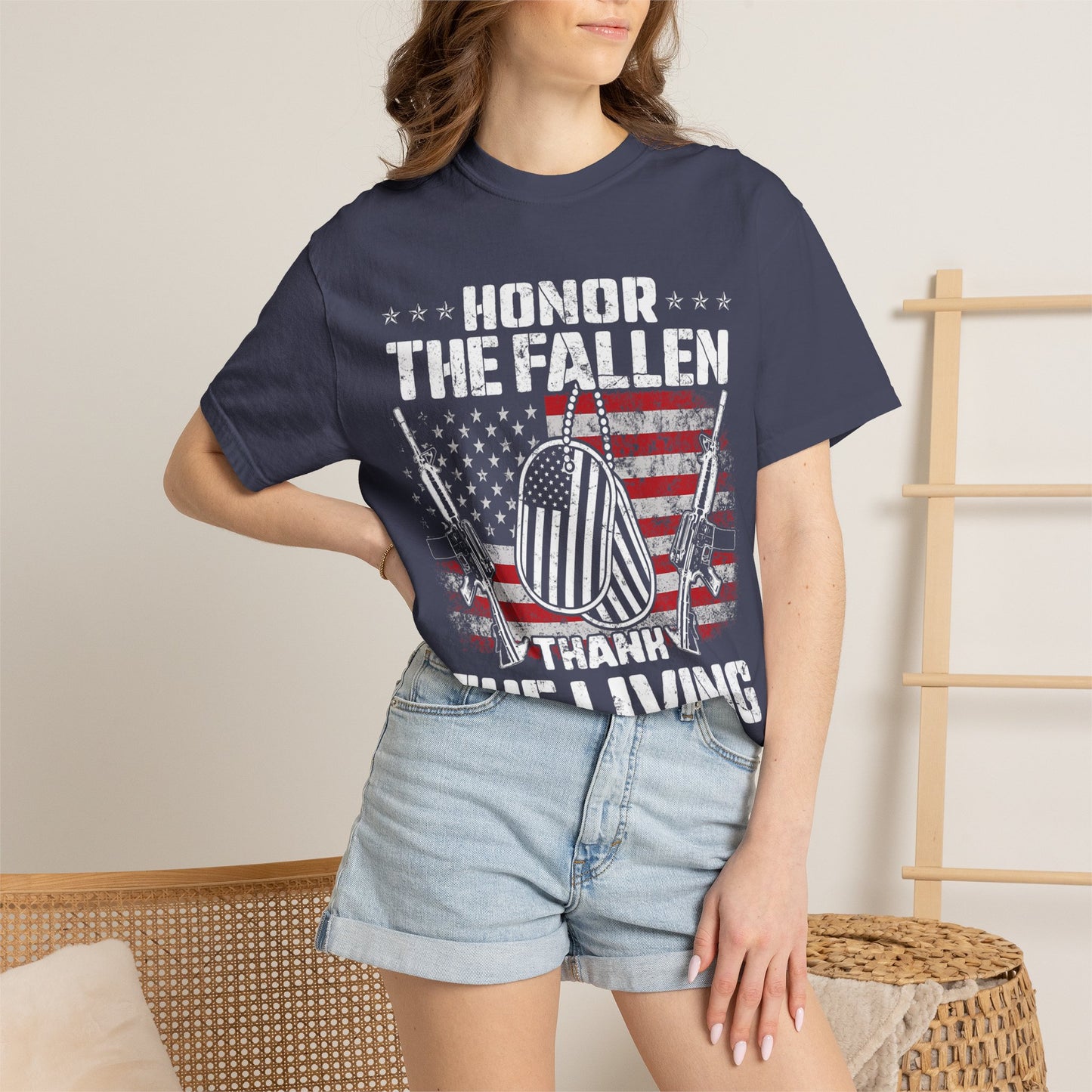 Dog Tag Tribute Memorial Day T-Shirt