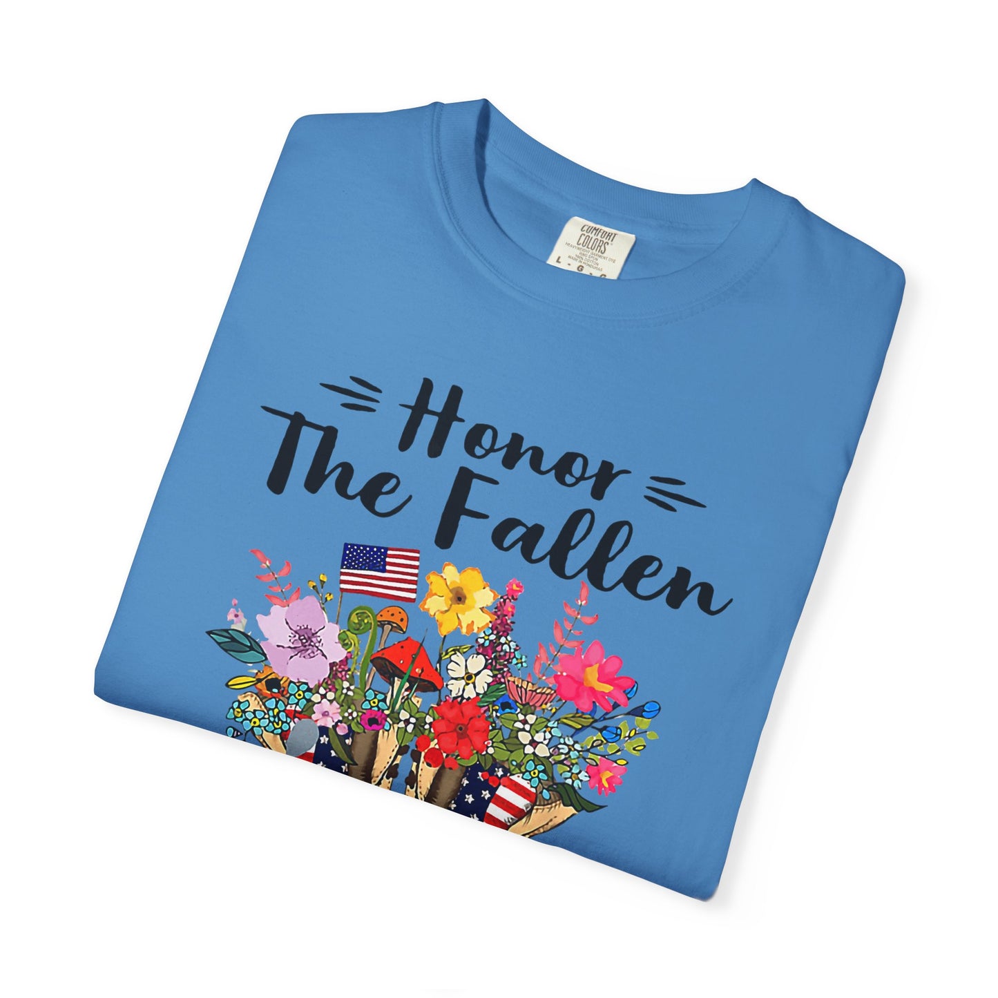 Floral Patriotic Boots Memorial Day T-Shirt