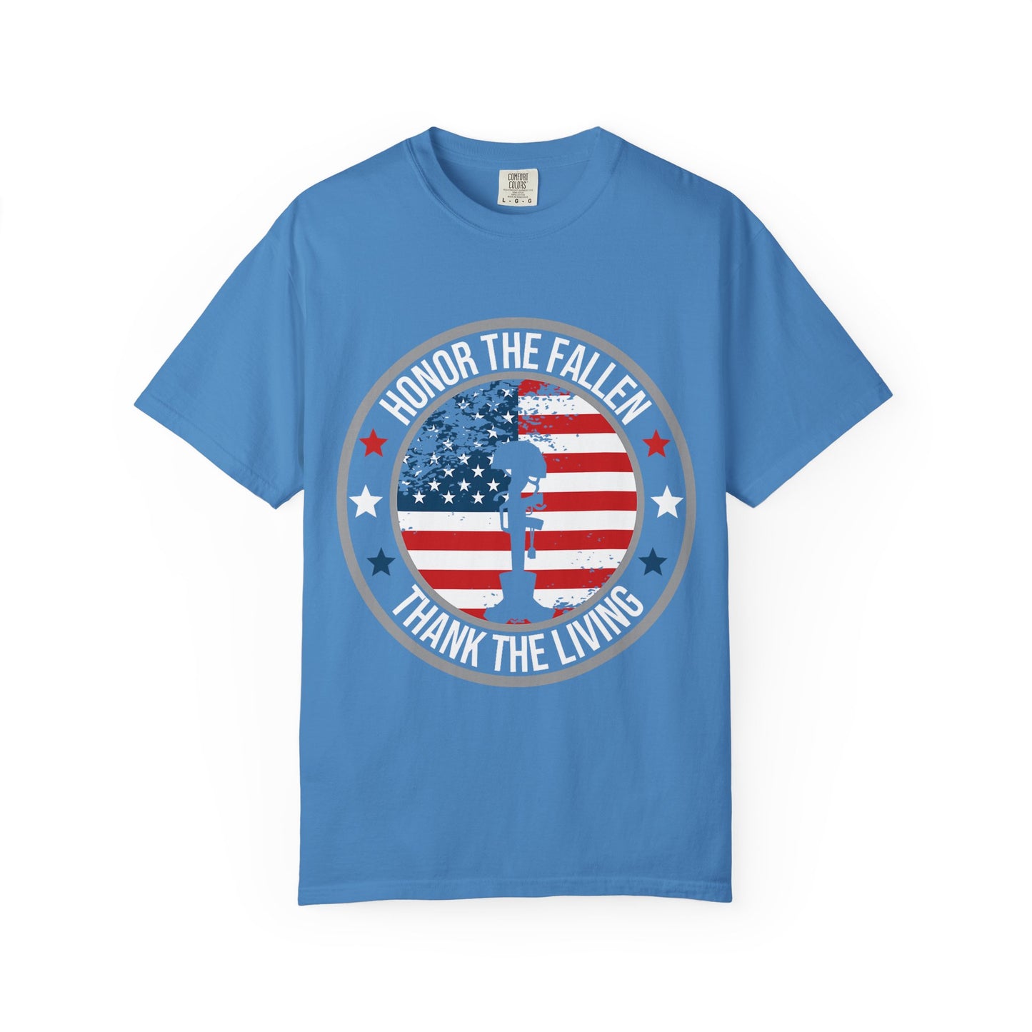 Patriotic Kneeling Soldier Memorial Day T-Shirt
