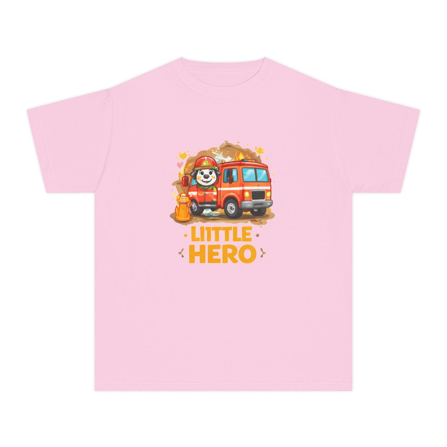 Little Hero Firefighter Kids Tee