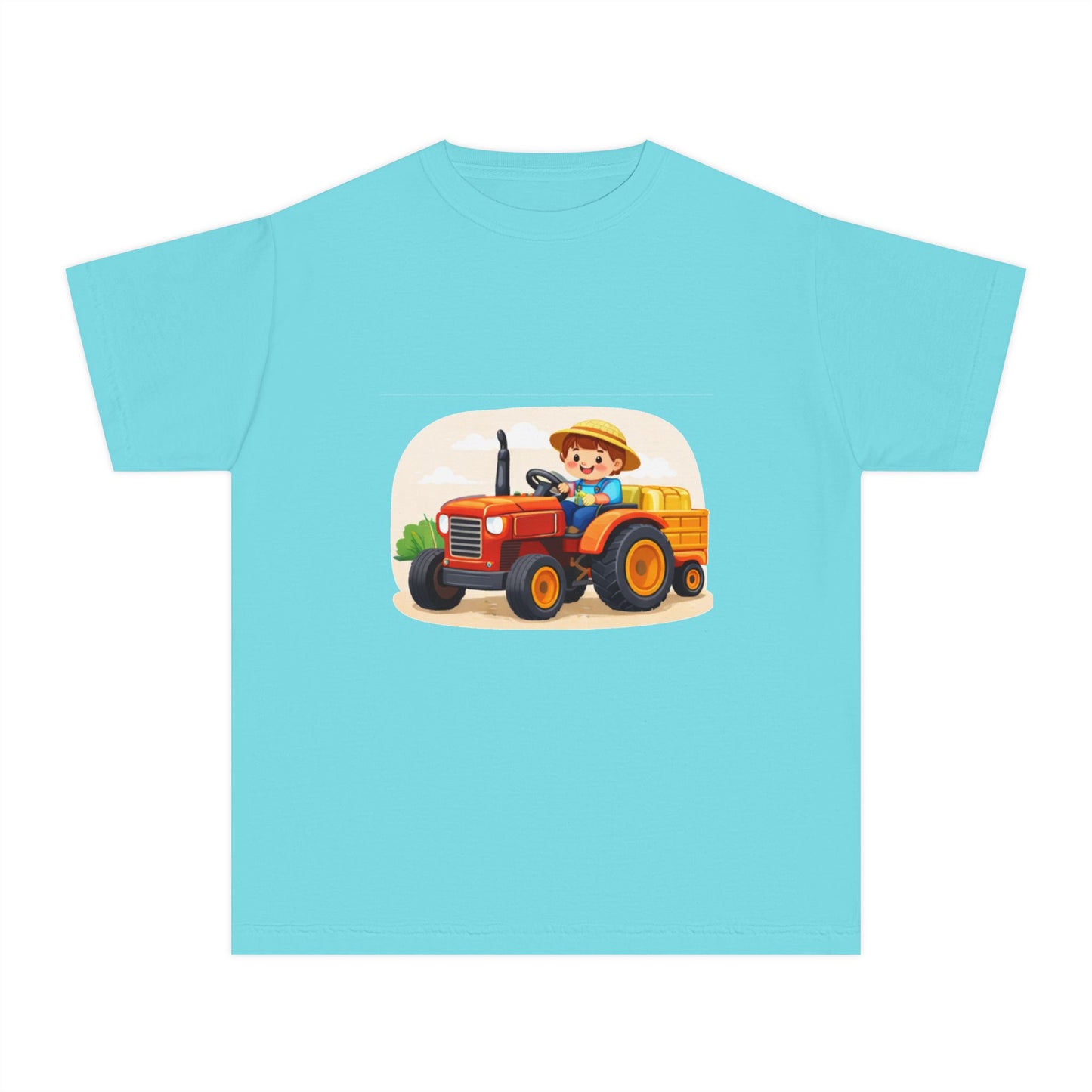 Little Farmer Tractor Kids Tee