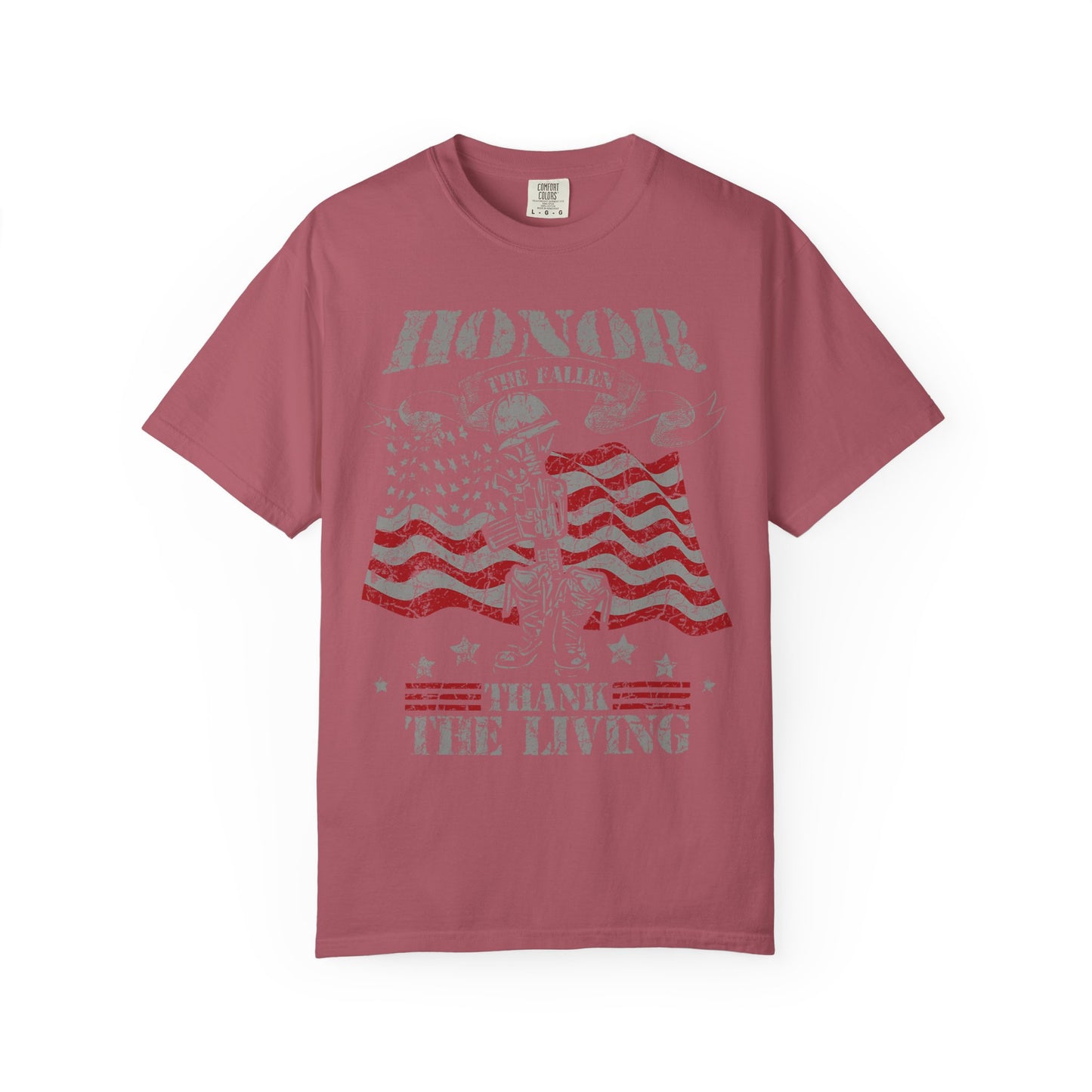 Honor the Fallen Soldier Boots Memorial Day T-Shirt