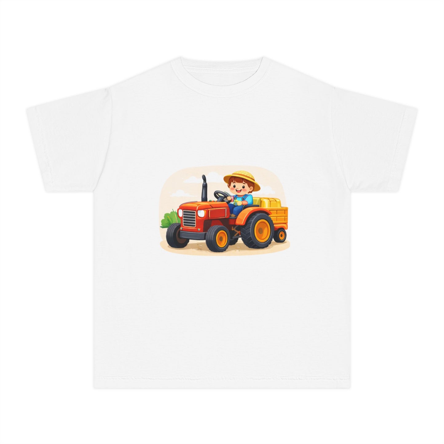 Little Farmer Tractor Kids Tee