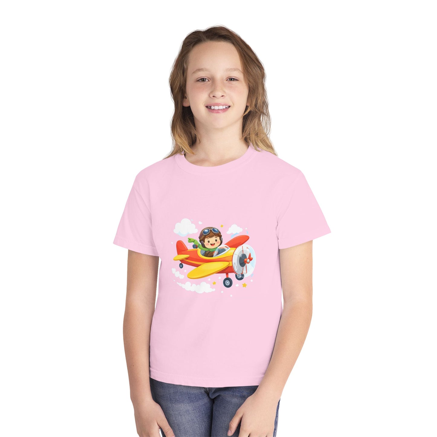Little Pilot Kids Airplane Tee