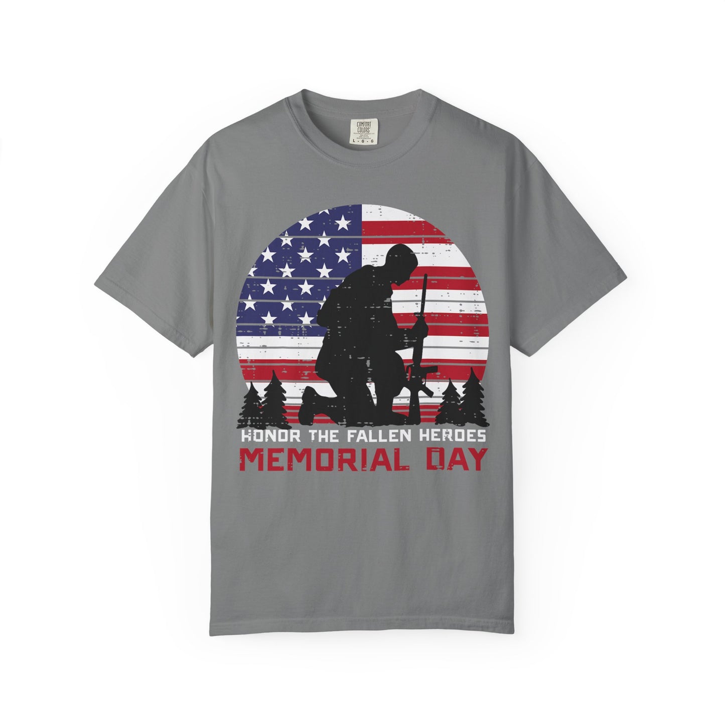 Kneeling Soldier Memorial Day T-Shirt