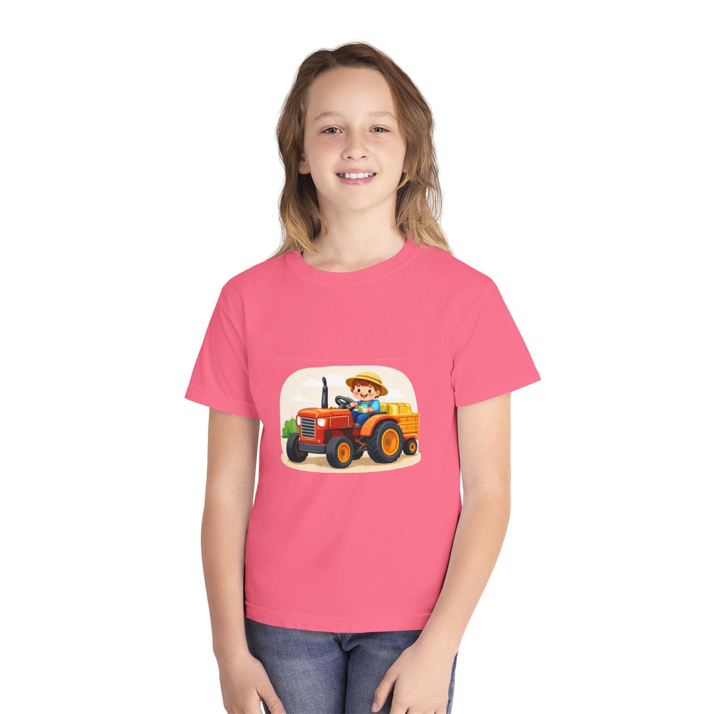 Little Farmer Tractor Kids Tee