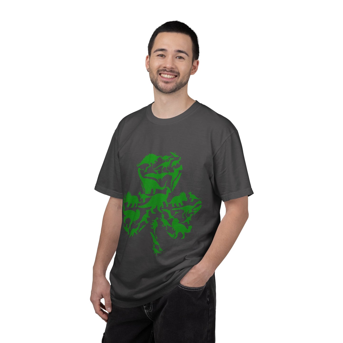 Dinosaur Shamrock Shirt – Cute Kids St Patrick’s Day Tee