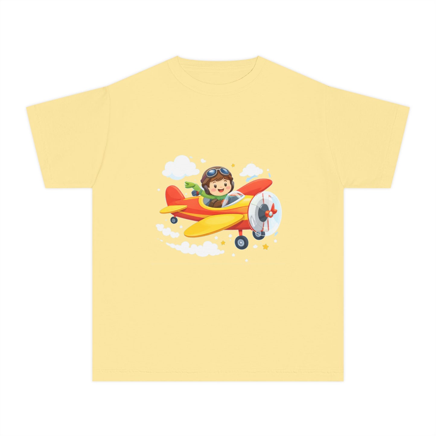 Little Pilot Kids Airplane Tee