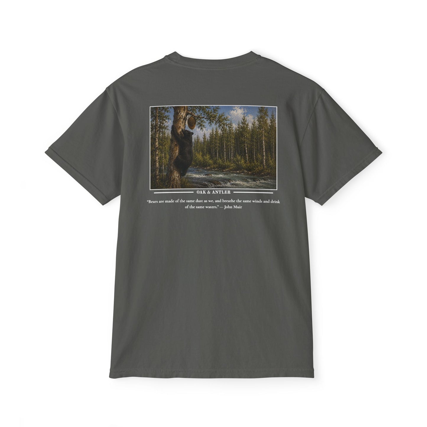 Honey Climb Black Bear Pocket Tee – Wildlife Collection