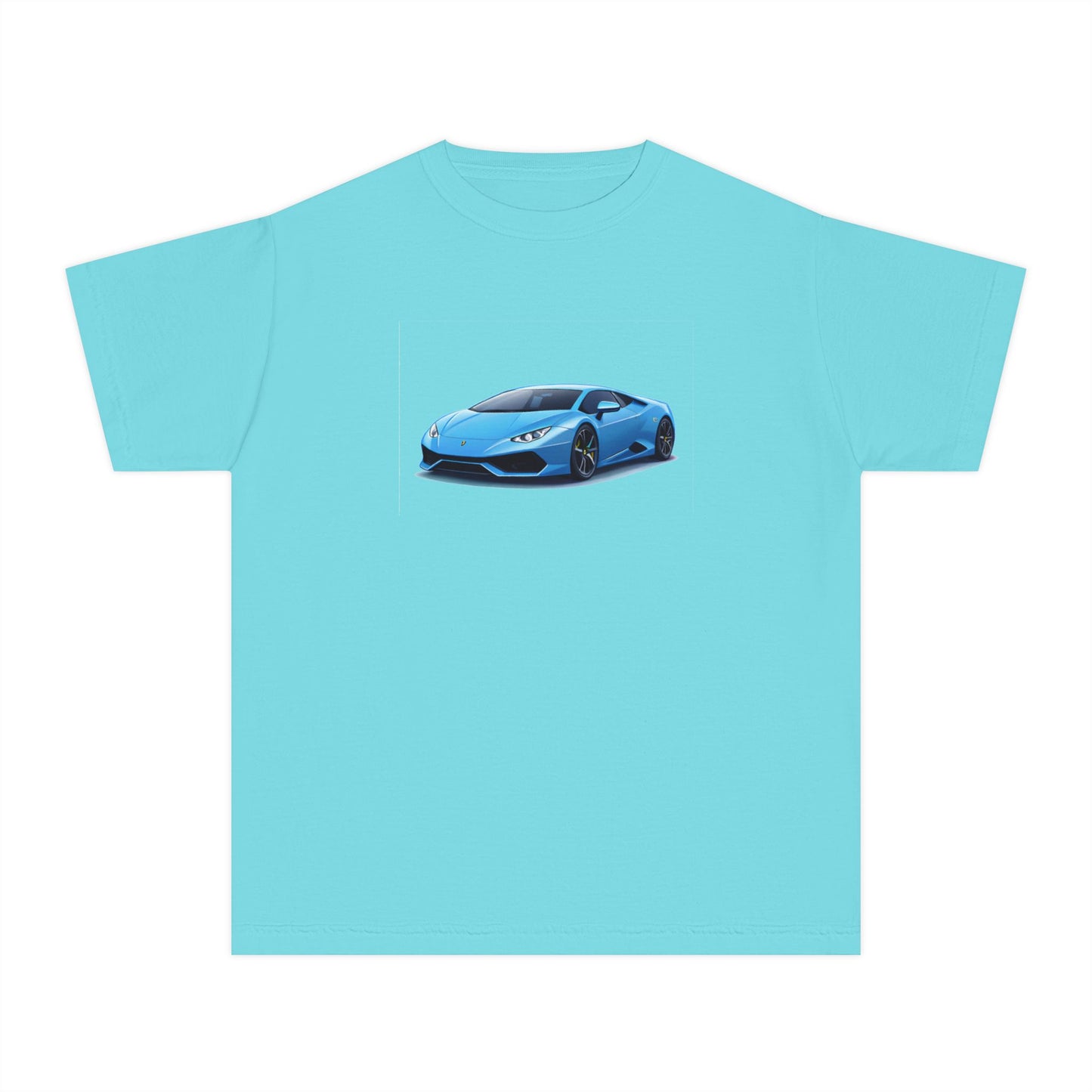 Blue Supercar Kids Tee
