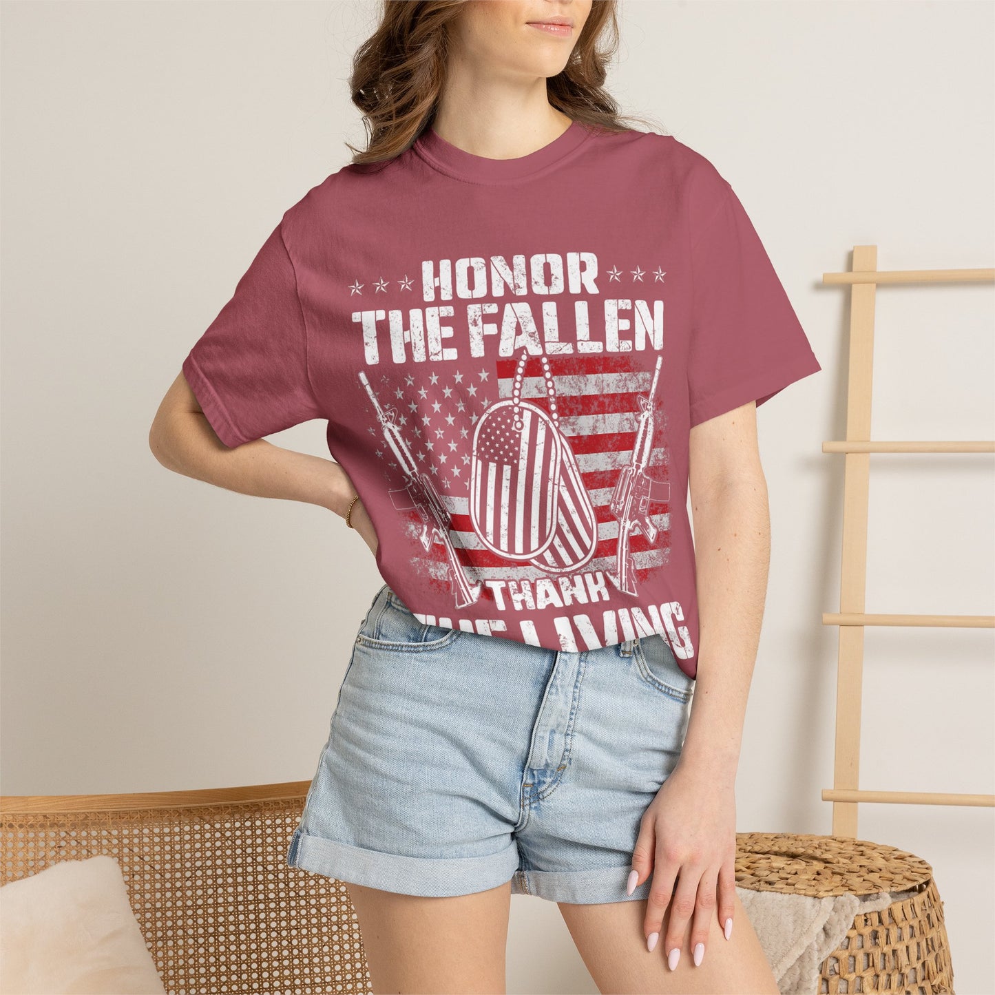 Dog Tag Tribute Memorial Day T-Shirt