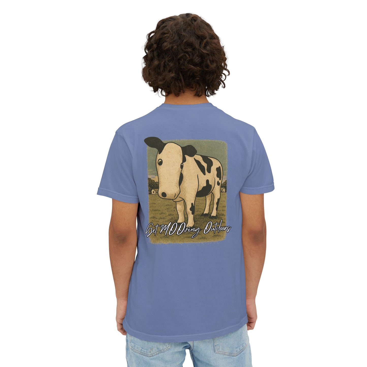 Get MOOving Outdoors Pocket Tee