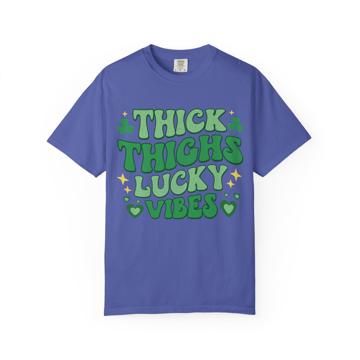 Thick Thighs Lucky Vibes Tee