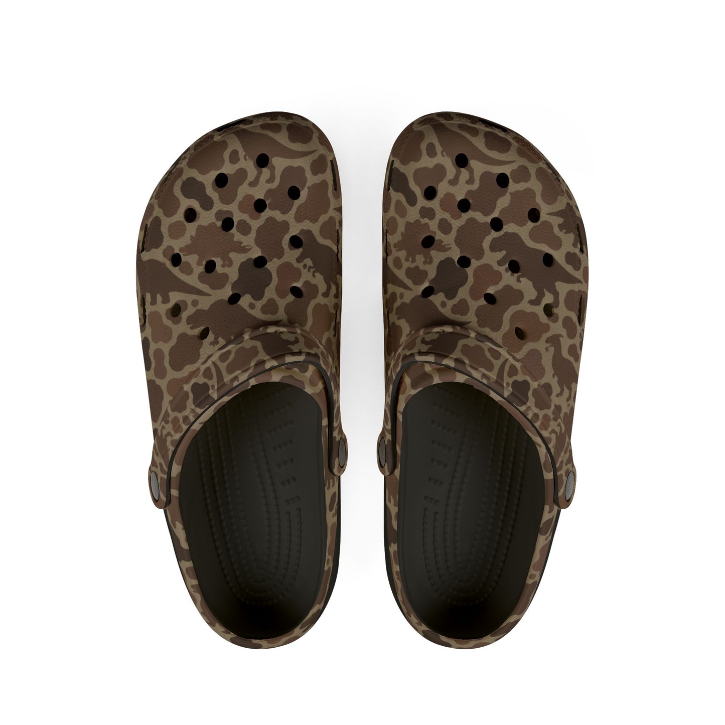Camo Dinosaur Clogs — EVA Foam Shoes