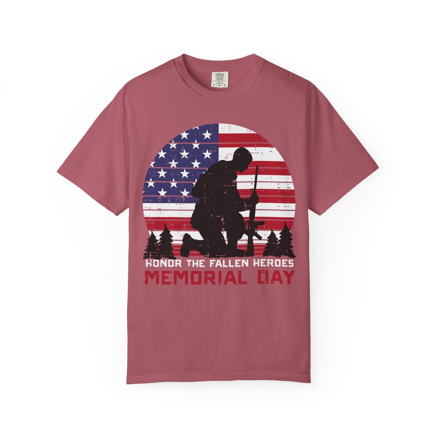 Kneeling Soldier Memorial Day T-Shirt