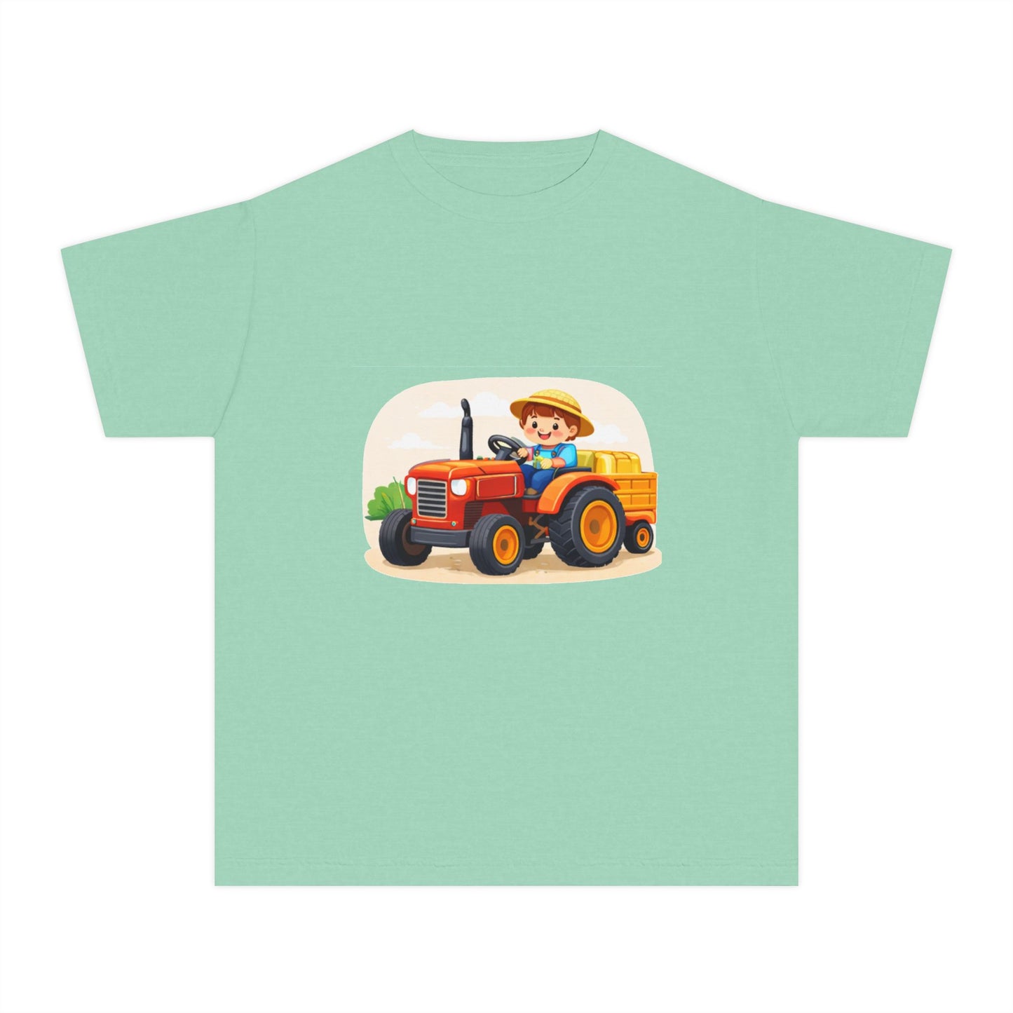 Little Farmer Tractor Kids Tee