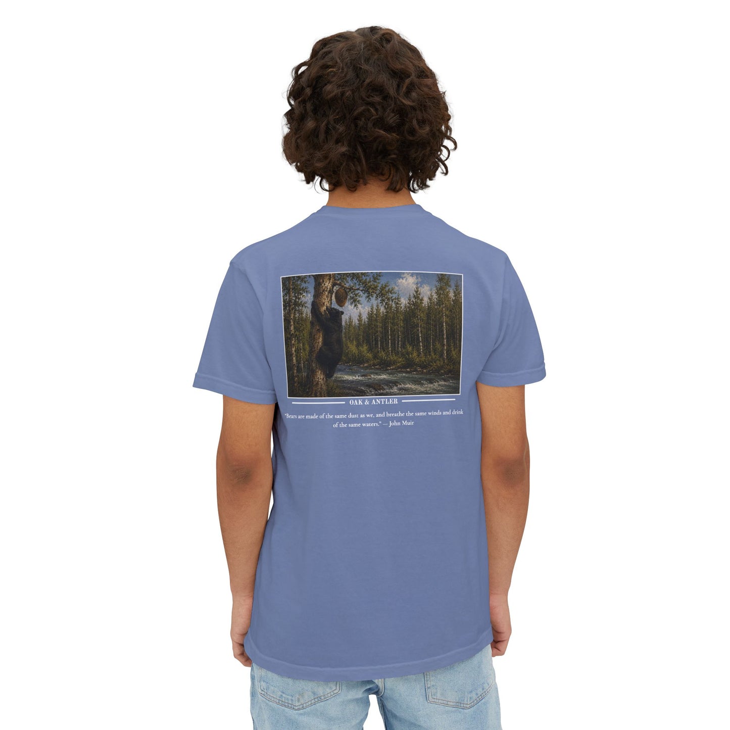Honey Climb Black Bear Pocket Tee – Wildlife Collection