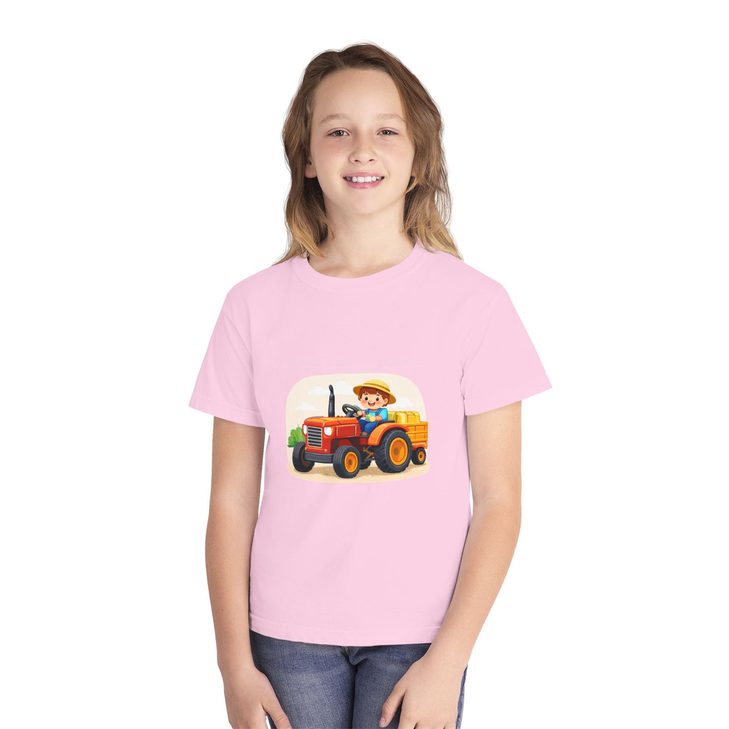 Little Farmer Tractor Kids Tee