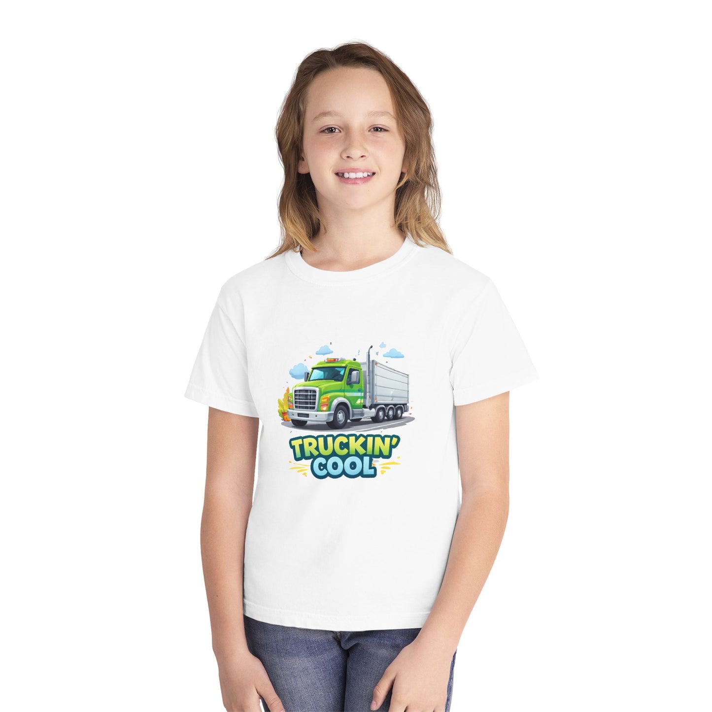 Truckin’ Cool Kids Semi Truck Tee