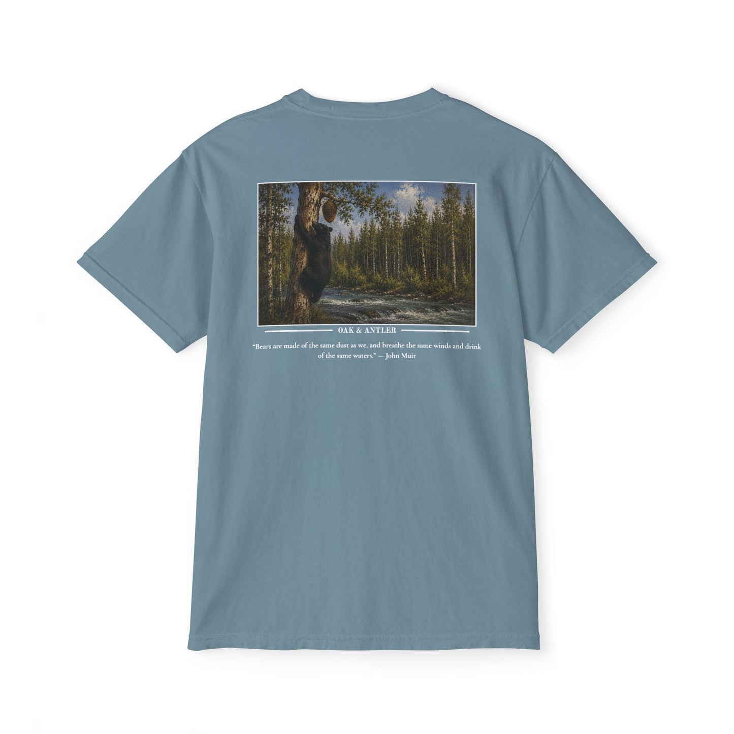 Honey Climb Black Bear Pocket Tee – Wildlife Collection