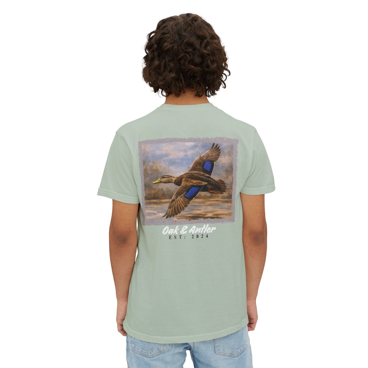 Blue Wing Flight Pocket Tee – Wild Birds Collection