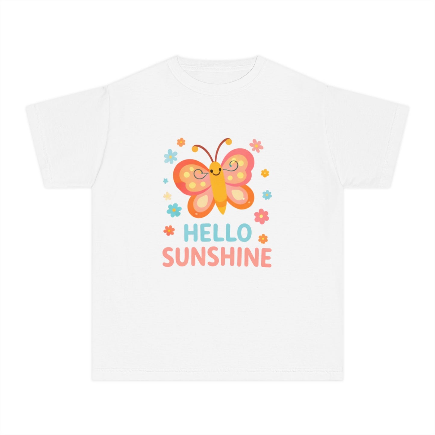 Hello Sunshine Butterfly Kids Tee