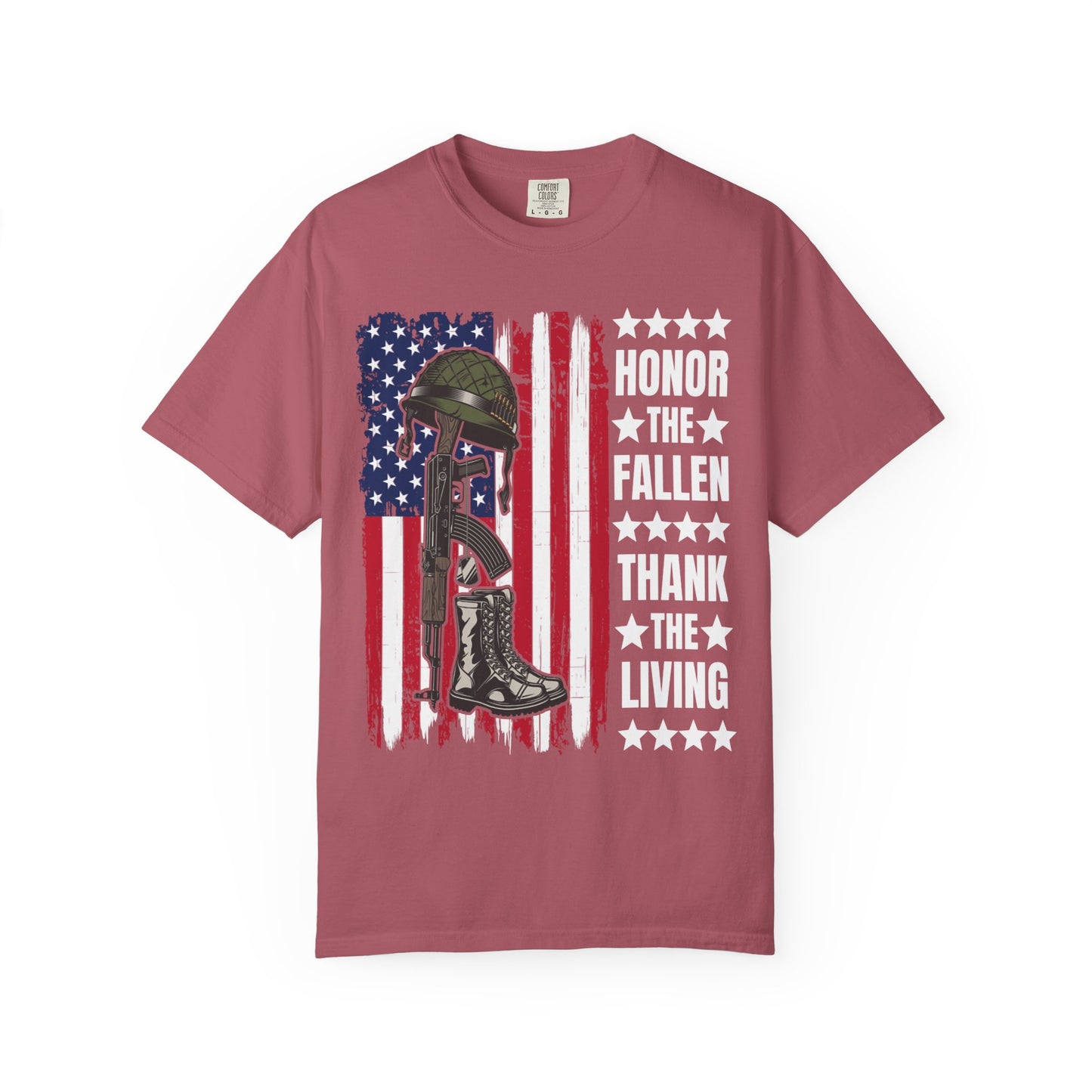 Battlefield Cross Tribute Memorial Day T-Shirt  Description